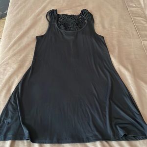 NWT APT9 Sleeveless Dress / swim cover up with weave detail